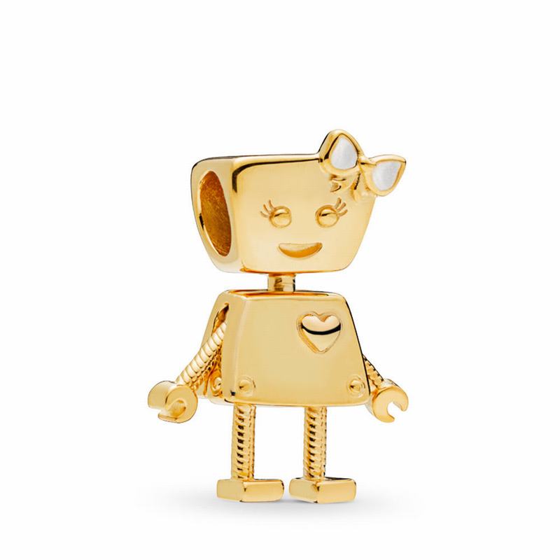 Pandora Australia Shine™ Bella Bot Charm - 18ct Gold Plated | UCQKNA507